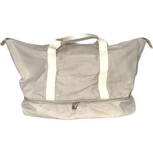 Lo & Sons Canvas Catalina Deluxe Large Duffel Bag - Tan/Cream